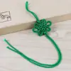 Nudo Doble Línea Nudo Largo Nudo Ping An Seda de Hielo Rayón Borla Fleco Flecos Joyería Accesorios Hechos a Mano Nudo