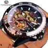 Nuevo Reloj Mecánico Automático Impermeable Casual de Moda para Hombre Estilo Europeo y Americano Forsining