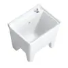 Fregadero de Cerámica para Fregona de Balcón, Cubeta para Fregona de Piso, Fregadero de Pie para Fregona Doméstica de Baño