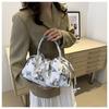 Bolso de Mano con Estampado de Mariposas Nuevo Otoño e Invierno 2024 Bolso de Hombro Plegado Moda Hermoso Diseño de Nicho Bolso para Mujer