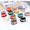 Couro Bovino de Primeira Camada Nova Bolsa Compacta Dourada Anel de Diamante Bolsa para Joias Couro Genuíno Mini Anel Colar Brincos Caixa de Joias para Mulheres