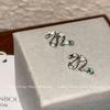 Diamante Flash chica hot todo-fósforo circonita ojos verdes serpiente clip para hueso de la oreja femenino sentido de alta gama nicho personalidad aretes clip para oreja de serpiente moda