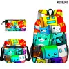 Mochila Escolar Geometría Geométrica Sprint Geometry Dash Nueva 3D Bolsa para Lápices Bandolera Set Impreso de Tres Piezas