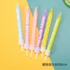 Vela Vintage Criativa DIY Decoração de Bolo de Aniversário Bolinhas Listrado Estrelas Inglesas Rainha Vela Britânica Clássica