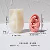 Molde de Silicone para Vela Perfumada Família de Personagens Europeus DIY Retrato Gesso Cola Artesanato Ornamentos Molde de Resina