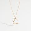 Nuevo collar de acero inoxidable en oro de 18 quilates para mujer, conjunto con cadena de clavícula francesa y diseño de nicho a juego.