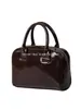 Bolsa Baguete em Couro RPET Estilo Japonês Bolsa Transversal em Couro RPET Bolsa Bowling em PU Reciclado Fábrica Personalizada