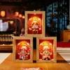 Adornos Culturales y Creativos para Templos, Marcos de Fotos de Alta Gama, Soportes de Exhibición para Atraer Riqueza, Regalos de Escritorio, Decoración del Hogar, Artículos para Ofrendas