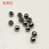 Cuentas Acrílicas UV Electroplateadas de Agujero Grande para Cadena de Teléfono Móvil DIY, Cadena de Bolso, Decoración, Accesorios para Llaveros