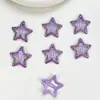 Polvo de Cebolla con Destellos de Color Estrella de Cinco Puntas Cabello Roto Pasador para el Cabello BB Color Flequillo Lateral Clip Cabello Roto Pasador Pequeño Tocado Accesorios para el Cabello