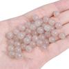 Vidrio blanco y negro gris gelatina transparente cuentas sueltas de bambú joyería hecha a mano DIY pulsera collar accesorios para bolsa