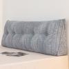 Cojín Triangular de Cabecera para Dormitorio Bolsa Suave Respaldo Grande Tatami Protector de Cintura Cojín de Sofá Cama Jugar Teléfono Móvil Extraíble y Lavable