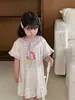 Vestido de Verano para Niñas Anmeiya, Pijamas Infantiles, Camisón de Encaje, Vestido con Volantes de Lyocell Tencel, Venta al por Mayor de Fábrica