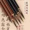 Caneta de Contorno para Bigodes de Rato Pincel Fino para Pintura Chinesa Grande, Médio e Pequeno Pincel Fino de Contorno Caneta de Contorno para Cor Underglaze Cerâmico