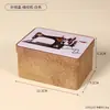 Caixa de Costura Desenho Animado Fofa, Caixa de Armazenamento de Agulhas, Caixa de Armazenamento de Suprimentos de Costura, Caixa de Ferro para Botões, Caixa de Armazenamento Diversos para Mesa