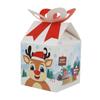 Caja de Dulces Navideños, Caja de Regalo Navideño, Caja Mariposa, Caja de Dulces para Boda, Caja Cuadrada Base Manzana, Caja de Dulces para Boda