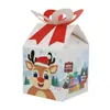 Navidad Nueva Caja de Dulces Caja de Regalo de Navidad Caja Mariposa Caja Grande de Dulces Caja Cuadrada con Fondo de Manzana Exportación Transfronteriza