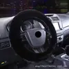 Funda para Volante de Coche de Imitación de Piel de Conejo Rex, Felpa Corta de Invierno, Estilo Universal para Hombres y Mujeres, Accesorio de Coche Moderno y Lindo