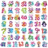 50 Adesivos Digitais de Animais de Compra Direta Transfronteiriça para Material Escolar Infantil, Decoração Personalizada para Garrafas de Água, Caixas de Ferramentas e Adesivos de Guitarra