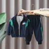 8804 Traje Deportivo para Niños Otoño Celebridad de Internet Ropa Casual 2026 Nuevo Moda de Primavera y Otoño Conjunto de Dos Piezas para Niños