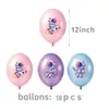 Conjunto de Balões de Látex Cartoon de 12 polegadas Balões Temáticos para Festa de Aniversário Múltiplos Padrões Festa 18 peças