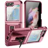 Elegante Anticaída Dos en Uno TPU+PC Adecuado para Funda de Teléfono Móvil Samsung Z Flip6 Adecuado para Z Flip5/4/3