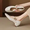 Zapatos Mary Jane suaves y cómodos~ Punta redonda, corte bajo, una correa, zapatos de mujer con plataforma interna, zapatos planos de otoño 2026 de corte bajo para mujer