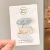 Pinzas laterales estilo dopamina con un toque de alta gama, pinzas delicadas con flecos para niñas, pasadores dulces, pinzas de cocodrilo a la moda