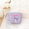 Bolsa de almacenamiento portátil para toallas sanitarias, ideal para viajes, para tías, de algodón, con diseño de crayón y luna nueva.