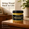 Cera de Cuidado para Madeira com Cera de Abelha Kineshinex 80g Fórmula Natural Nutre e Protege Móveis de Madeira Restaura o Brilho Natural