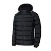 Nuevo cárdigan de moda para hombre Otoño e Invierno 2026 con capucha desmontable, forro polar, chaqueta de algodón reversible, abrigo de algodón versátil para exportación