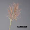 Hierba Seca Artificial de Plástico, Hierba Dorada de Seda, Juncos, Escarcha de Niebla, Serie de Colores Maillard, Decoración del Hogar, Diseño de Bodas, Arreglos Florales, Flores Artificiales