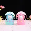 Venda Quente Bola de Cristal Fada Raposa Bola de Cristal Luminosa Mini Bola de Cristal Resina Criativa Fofa Enfeites de Mesa Pequenos Presentes para Crianças