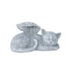 Anjo Gato e Cachorro Design de Pátio Ornamentos Artesanato em Resina Gato e Cachorro Lazer Tomando Sol Decoração Anjo Gato e Cachorro
