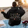 Querida Persona Detrás de Mí Carta Sudadera con Capucha Transfronteriza de Comercio Exterior Nueva