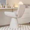 Silla de tocador de lujo estilo italiano para dormitorio de mujer, vestidor, taburete de tocador giratorio de alta gama, silla de tocador