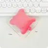 Almofada pequena com faixa elástica para apoio de pulso, mouse pad, apoio de mão, apoio de mão anti-desgaste para digitação no teclado, apoio de pulso para escritório