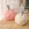Bolas de Baño Grandes de Alta Gama Súper Suaves y Lindas que No se Deshacen, Bola de Flor de Baño para Exfoliar y Hacer Espuma, Toalla de Baño para Mujeres
