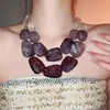 Collar de Conchas Acrílicas de Colores Transfronterizo Europeo y Americano Diseño de Nicho Cadena para Clavícula Joyería de Moda Exagerada para Mujeres