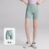 Calça Capricho de Yoga Europeia e Americana Feminina de Verão Esportiva Justa Cintura Alta Sensação de Pele Nua Alta Elasticidade Calça Fitness Fina