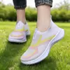 Sapatos Casuais para Mulheres, Sapatos de Primavera Temu, Sapatos de Malha Respiráveis Versáteis, Solas Macias Que Não Cansam Seus Pés, Sapatos Slip-On para Mães