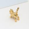 Accesorios de la serie Pegasus Pony A Piao de oro auténtico bañados en cobre, joyería artesanal con base de perla barroca.