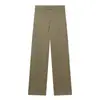 Ropa de Mujer al por Mayor Transfronteriza Estilo Europeo y Americano Verano 2026 Nueva Moda Color Sólido Pantalones Rectos Versátiles Pantalones Casuales