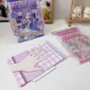 Nuevo portátil para juegos con diseño de fantasía de estrellas y luna, que incluye un lindo set de pegatinas con temática de chica para una personalización divertida y DIY