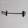 Soporte de Pared de Hierro Forjado para una Sola Botella de Vino Tinto y Licor, Creativo Colgador de Copas de Vino, Gabinete de Vino para Uso Doméstico