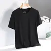 Camiseta Informal de Verano para Hombre, Delgada, de Secado Rápido, Malla Transpirable, Seda de Hielo, Manga Corta