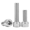 Tornillo de Cabeza Cilíndrica Hexagonal de Acero Inoxidable 304 Dongming Tornillo Extendido M2M2.5M3M4M5M6M20