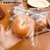 Sacos para Embalagem de Bagel, Sacos Plásticos Transparentes Planos para Pão, Torrada, Dorayaki, Assar Pão, Tartelete de Ovo Único, Autosselantes