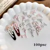 Popular Borracha Macia Resina Esculpida Laço DIY Branco Fofo Acessórios para Unhas Acessórios para Colar Pulseira Joias Atacado