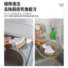 Cepillo de limpieza de fibra para huecos y grietas, cepillo triangular, escurridor plegable, artefacto de limpieza para estufa de cocina y baño